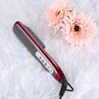 Salon Fast Natural Straight Hair Straightener Brush Fastest Heating Detangling Styling PTC Hair Straightening Brush