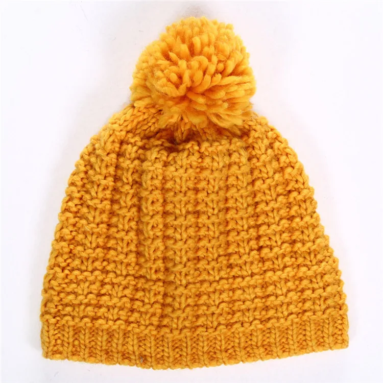 Модная желтая шапочка 100% акрил жаккардовая вязаная шапка для мальчиков