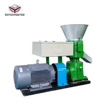 Small chicken farm use poultry feed pellet mill