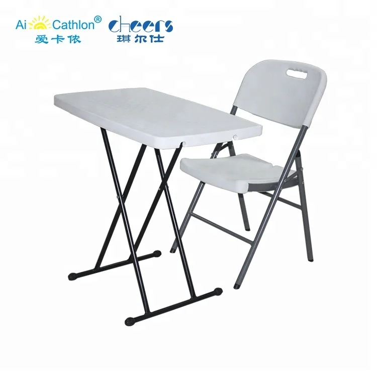 Portable Folding Study Table And Chair 