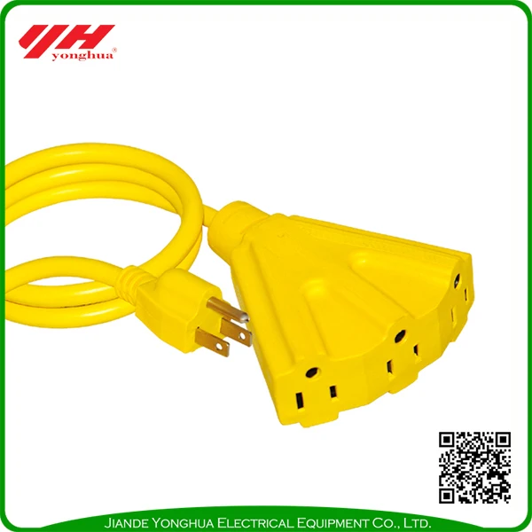 125v Heavy Duty Multiple Outlet Extension Cord