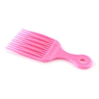 Xinlinda brand All hair types salon beauty hair unbreakable afro plastic rake Hot sale fashionable design comb