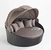 Leisure patio outdoor furniture wicker chaise lounge rattan day bed