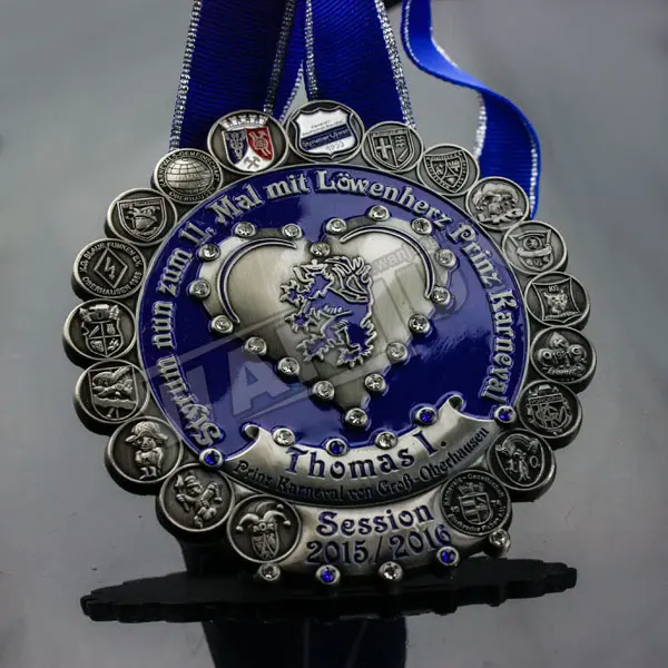 silver religious medal