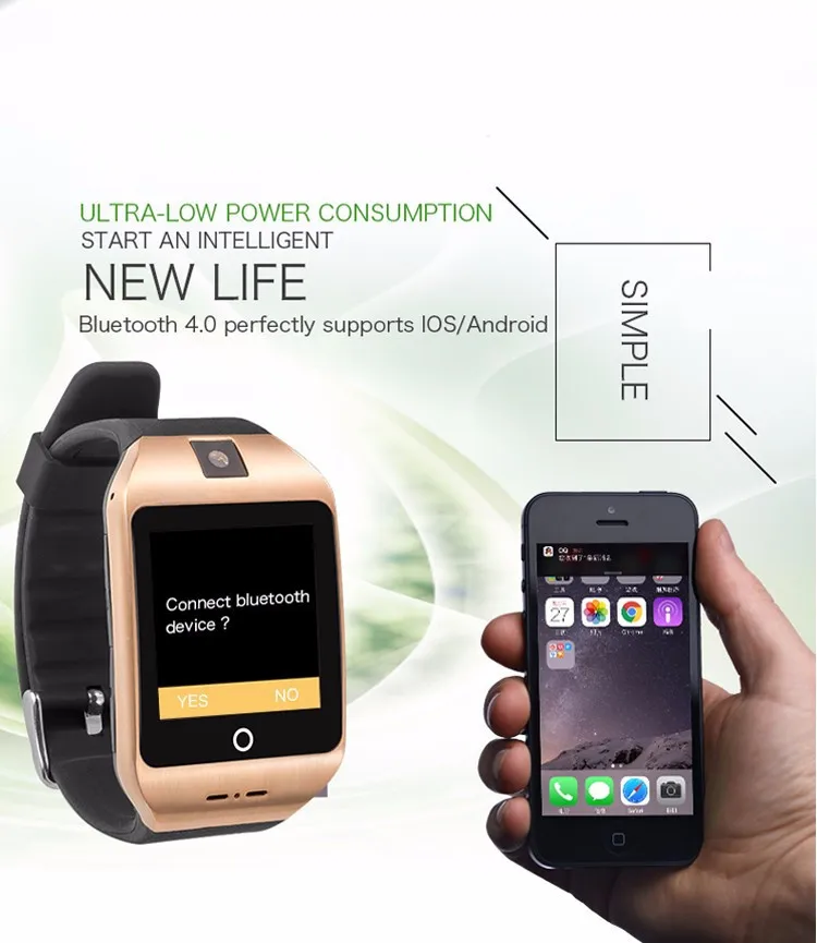 Bluetooth Smart Watch I8s Wearable Devices for Apple iPhone ios Android Phone Electronics Health Monitor Connected