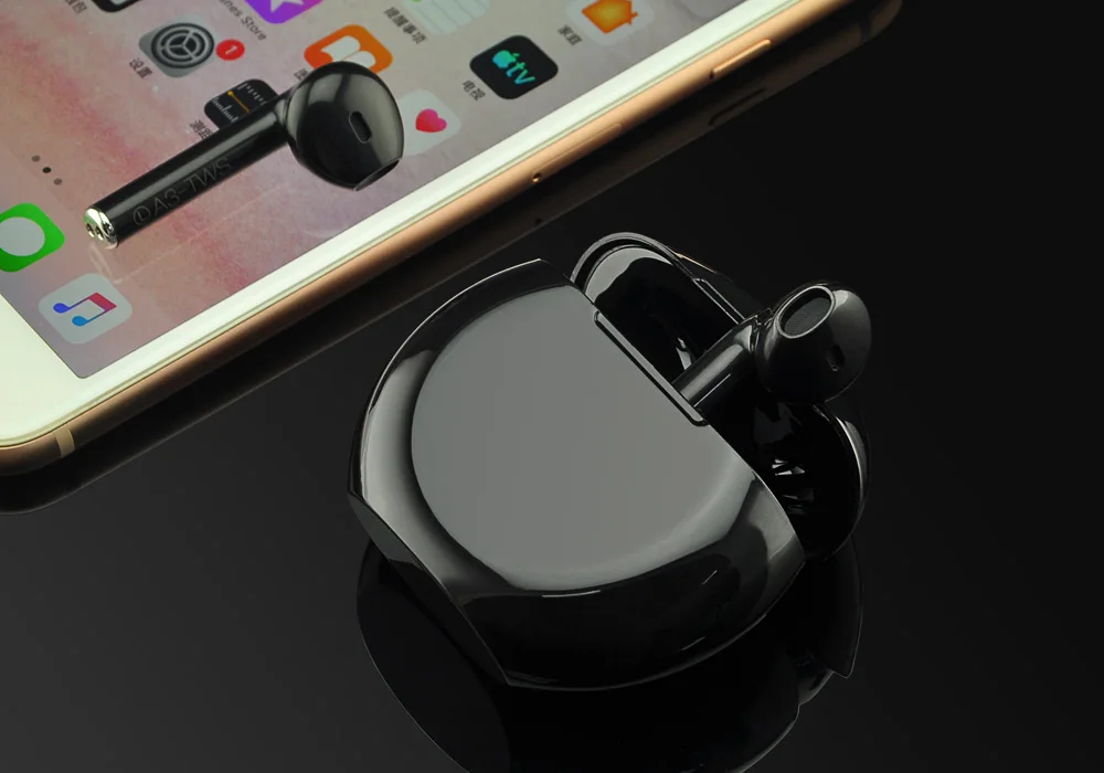 Latest TWS BT Earphone Wireless Earbuds Sport Handsfree Earphone TWS-A3 - ANKUX.COM