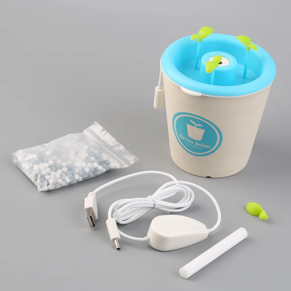 2016 NEW cute Ceramic USB Ultrasonic Air Humidifier Anion Diffuser Aromatherapy Office