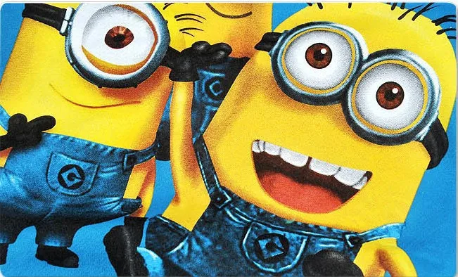 1pcs/lot 2015 despicable me 2 minion boys cartoon clothes girls nova children winter minions clothing casual kids hoodies