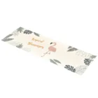 Chinese supply new arrival carpet non-slip door porch mat flamingo printing tassel rug