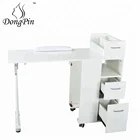 movable manicure table beauty salon equipment folded nail table