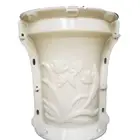 plastic Garden concrete flower pot vase planter mold for yard decoration