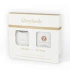 FDA/CE/GMP Approval OEM High Quality 6% HP Dry Teeth Whitening Strips Round Led Light Teeth Bleaching Kits
