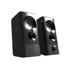 2.0 pc desktop usb speaker heavy bass 2 inch subwoofer speaker With Earphone & Mic Port