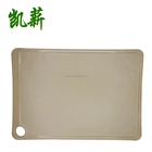 2018 New Design Eco-friendly Reversible Silica gel point Rice Husk Fiber Cutting Board with handle