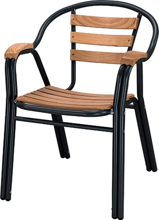 Exterior De Aluminio De Plástico Silla De Madera Ikea Césped-utilizando