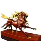Home decoration antique bronze horse statue metal bronze sculpture horse craft supplies
