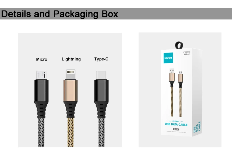 ReUeKe 2019 Newest Charging Data line Type C Cable for Iphone 6 Plus 7 8 xr - ANKUX.COM