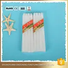 Chinese Credible Supplier cheap long burning white plain wax candles for libya