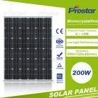 China Pv Manufacturer Double Glass 8Mm mono 160W 200W Bipv Solar Panel