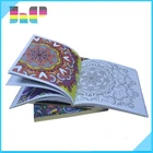 hand drawing coloring books in English version enchanted forest fantastic