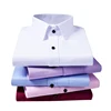 Hot Selling Custom Non-Iron Oxford Stand Collar Long Sleeves Men's Dress Shirts