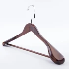 Luxury ancient wide shoulder suit wooden hanger