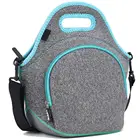 New Model Neoprene Lunch Bag Customized Insulated Lunch Cooler Bag with Front Pocket