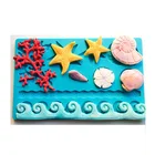 Sea life cake decorating silicone fondant tools
