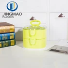 high quality durable competitive hot product Household student Easy to clean double square japanese bento lunch box