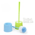 PP Cleaning Toilet Brush With Simple Base and PVC Brush Head
