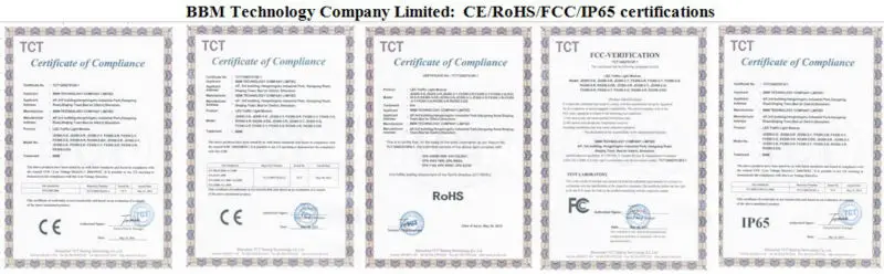 BBM Technology Company Limited-- RoHS FCC IP65 certifications
