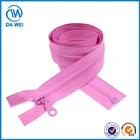 High Quality Wholesale 5# Pink Plastic Zipper