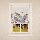 Chinese style custom made fabric manual window roller blind shades