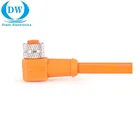 m5/m8/m12 protection cap Panel Mode Front Mounted Female Ip67 Rj45 6pin connectors