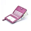 High quality multicolor customized rfid genuine leather lady coin purse