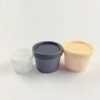 Wholesale hair care products container 50ml 100ml 200ml plastic jars amber for hair pomade