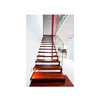 Factory Outlets Simple L Shape Timber Treads Mono Stringer Straight Stairs luxury