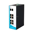 10 port industrial poe switch ethernet managed 8 Gigabit port 2 Gigabit sfp port