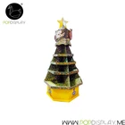 Christmas Tree Display Rack Attractive Cardboard Pop Stand Corrugated Paper Xmas Christmas Tree Display Rack