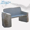China Supplier Outdoor Garden Chair Stone Table And Bench with Back