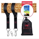 Tree Swing Hanging Kit with 4D Rings Strong Tree Hammock Straps Holds 2000 lbs