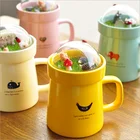 HT200015 ODM/OEM Hot Selling Wholesale Ceramic Coffee Mugs Creative Landscape Mugs Christmas Gift Mugs