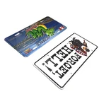 American Excellent creative Souvenir aluminum gift car license plate manufacture provide