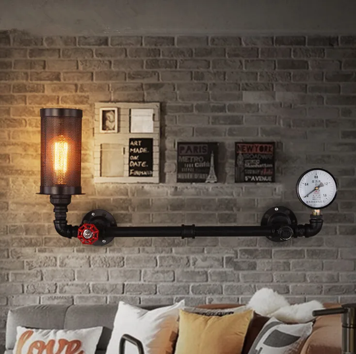 2017-Hot-Sale-American-Retro-Aisle-Stairs-Balcony-Iron-Wall-Lamp-Loft-Style-Restaurant-Bar-Cafe
