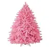 Led Lighted Glass Pink Music Dancing Christmas Tree