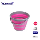Collapsible silicone water carrier bucket 10L