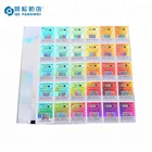 Antifake laser stickers, antifake adhesive security 3d hologram sticker label