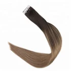 100% remy human hair indian tape in virgin hair extensions