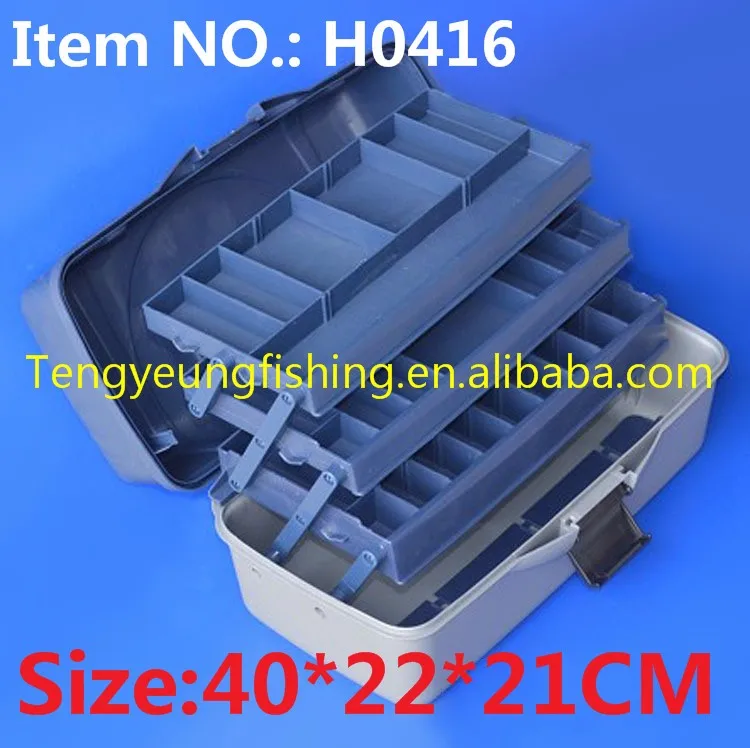 H1101 39*29*12.5センチ二つトレイ多目的プラスチックタックルボックス仕入れ・メーカー・工場