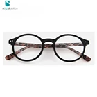 Fashion Eyeglass Glasses Acetate Parts Round Optical Frame